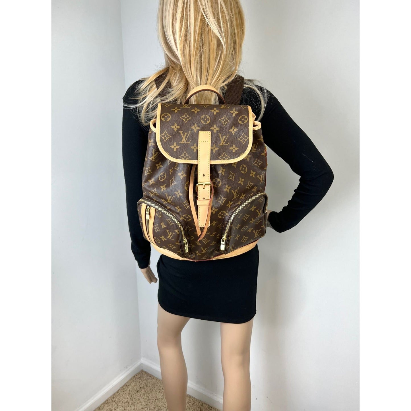 LOUIS VUITTON Bosphore Monogram Canvas Backpack