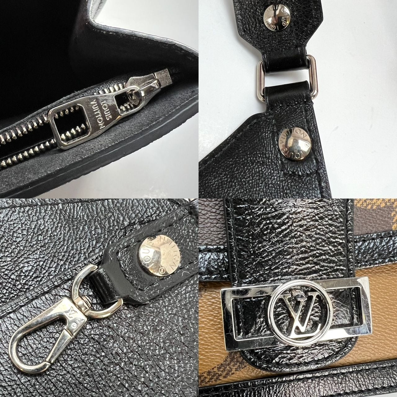 LOUIS VUITTON Reverse Giant Monogram Dauphine Belt Bumbag Clutch