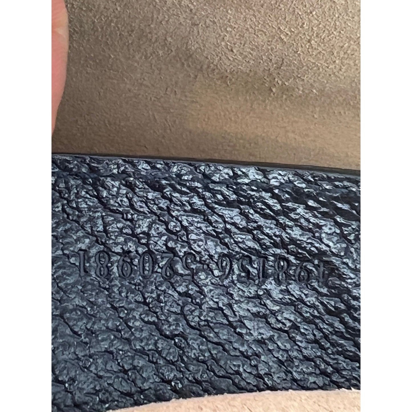 Gucci GG Supreme Dollar Calfskin Web Small Padlock Navy Tote