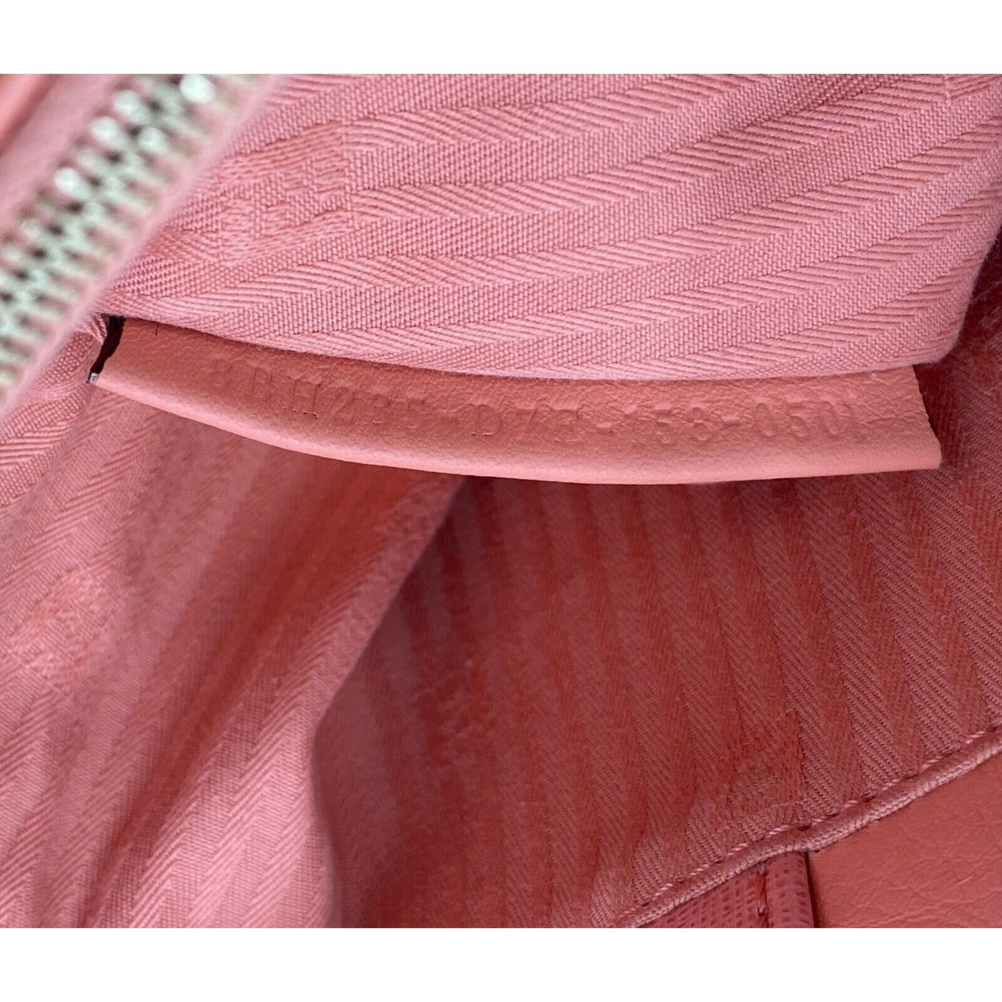 Fendi Vitello Elite Flamingo Petite 2Jours Pink Tote Shoulder Crossbody Bag