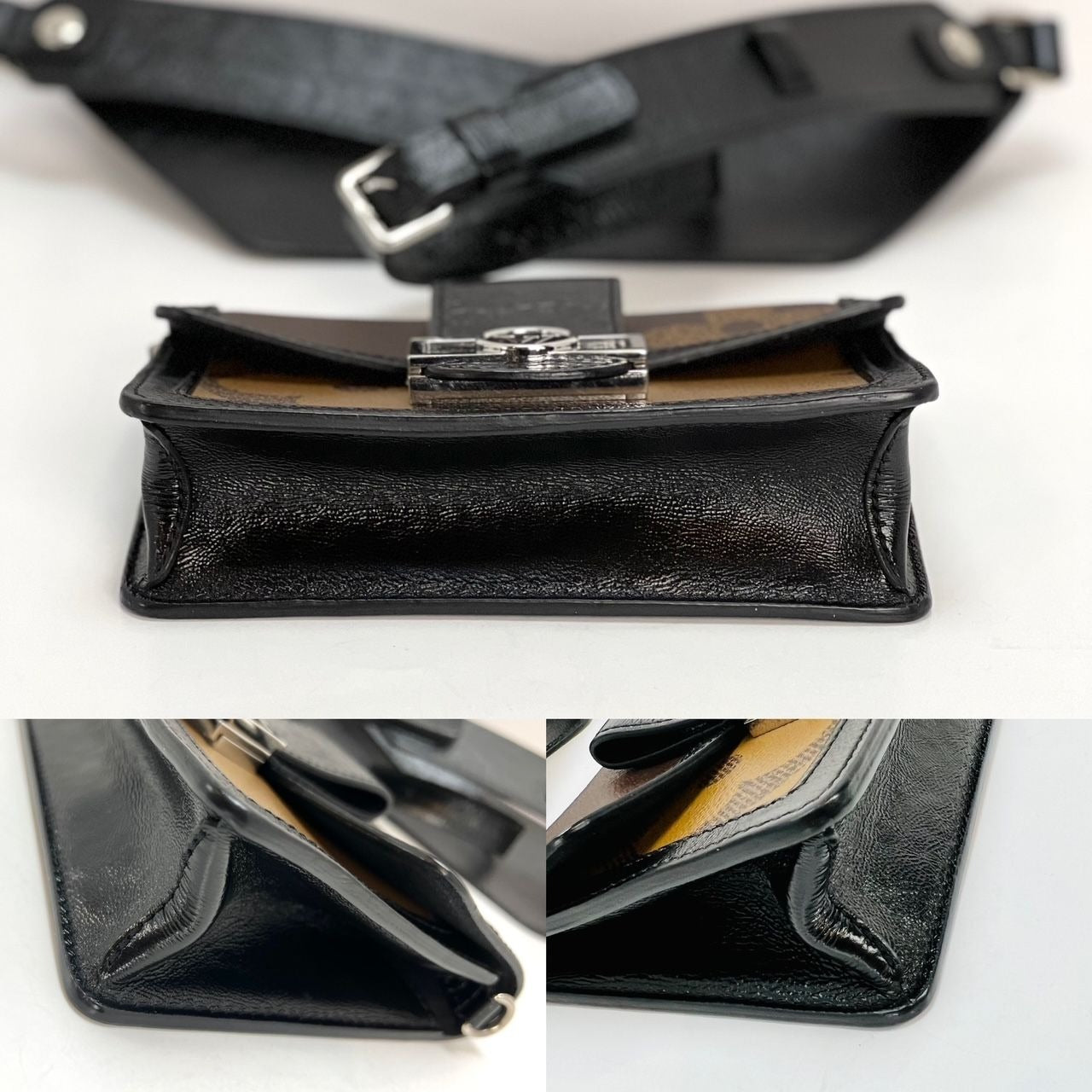 LOUIS VUITTON Reverse Giant Monogram Dauphine Belt Bumbag Clutch