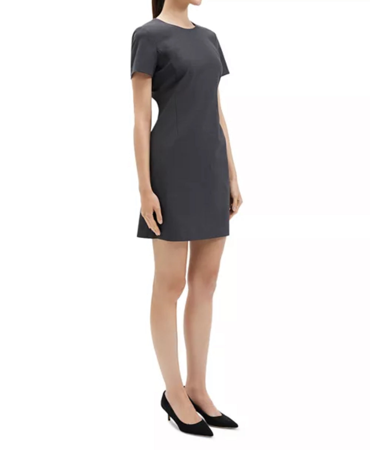 Theory Jatinn Mini Dress Black Size 14