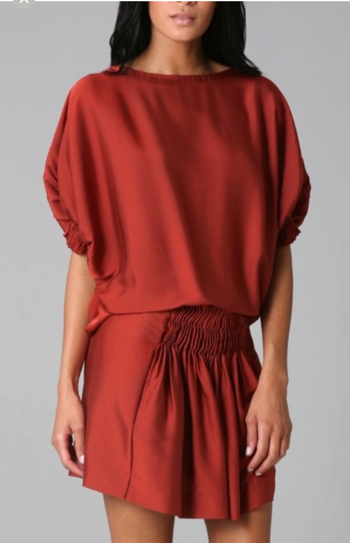 Diane Von Furstenberg Handy Silk Midi Pullover Dress Size 6