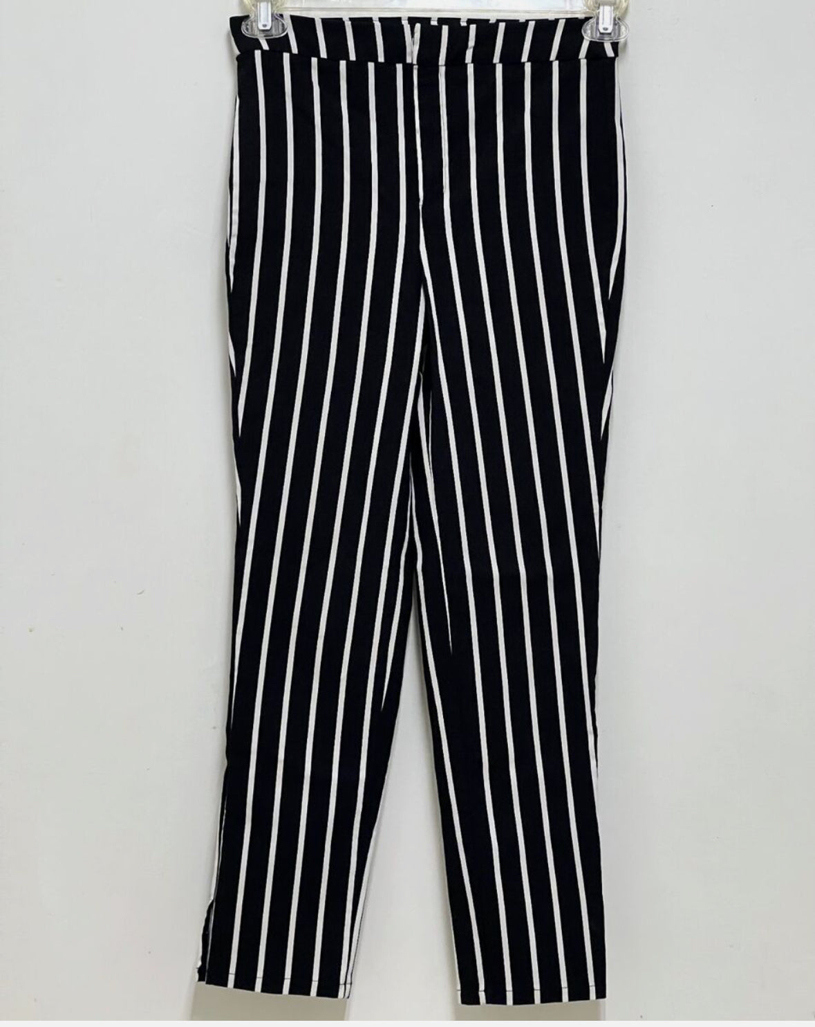 Forever 21 Black White Striped Pants