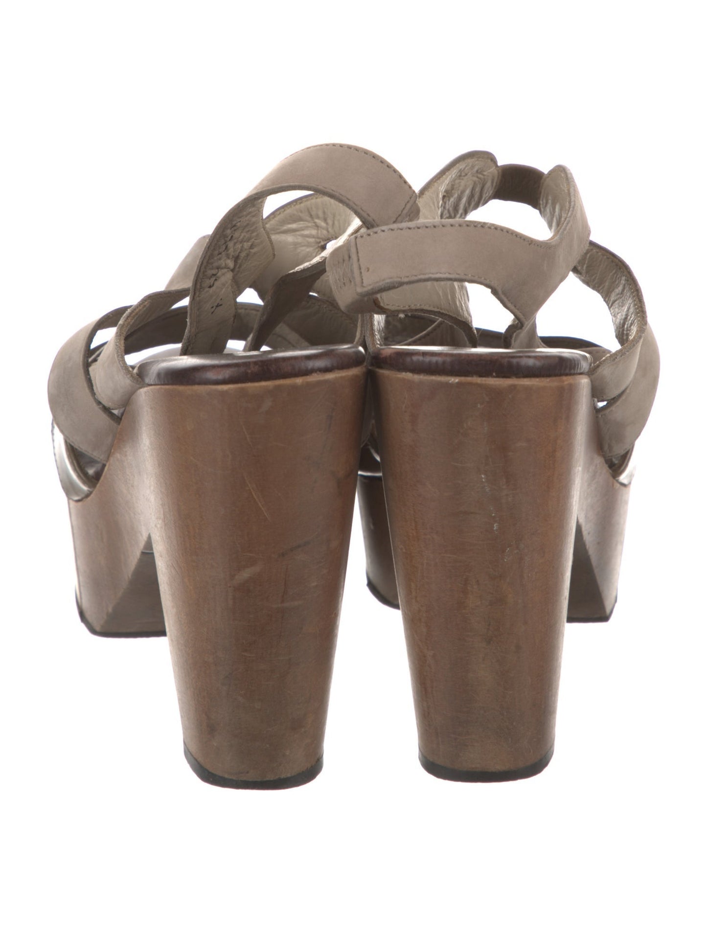 Robert Clergerie Leather Slingback Sandals