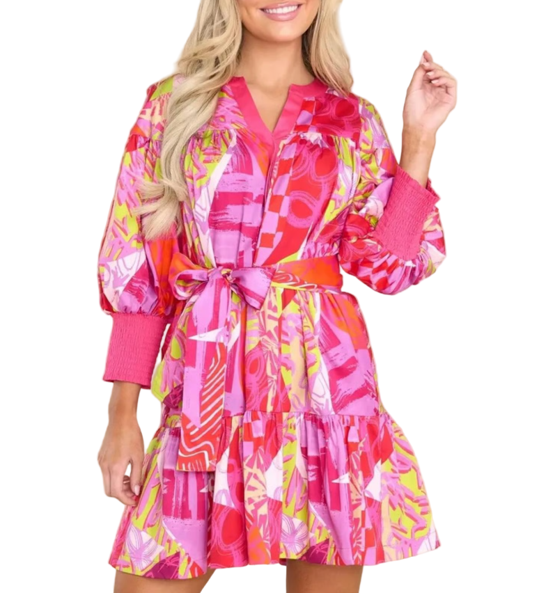 Alden Adair Charlotte Dress Crazy Crush Size Medium