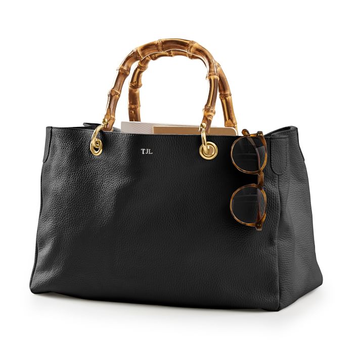 Mark and Graham Bamboo Elisabetta Slouch Handbag