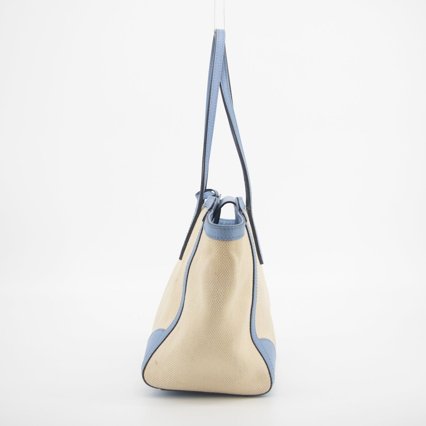 Gucci Beige x Brown Canvas Swing Tote - #1837