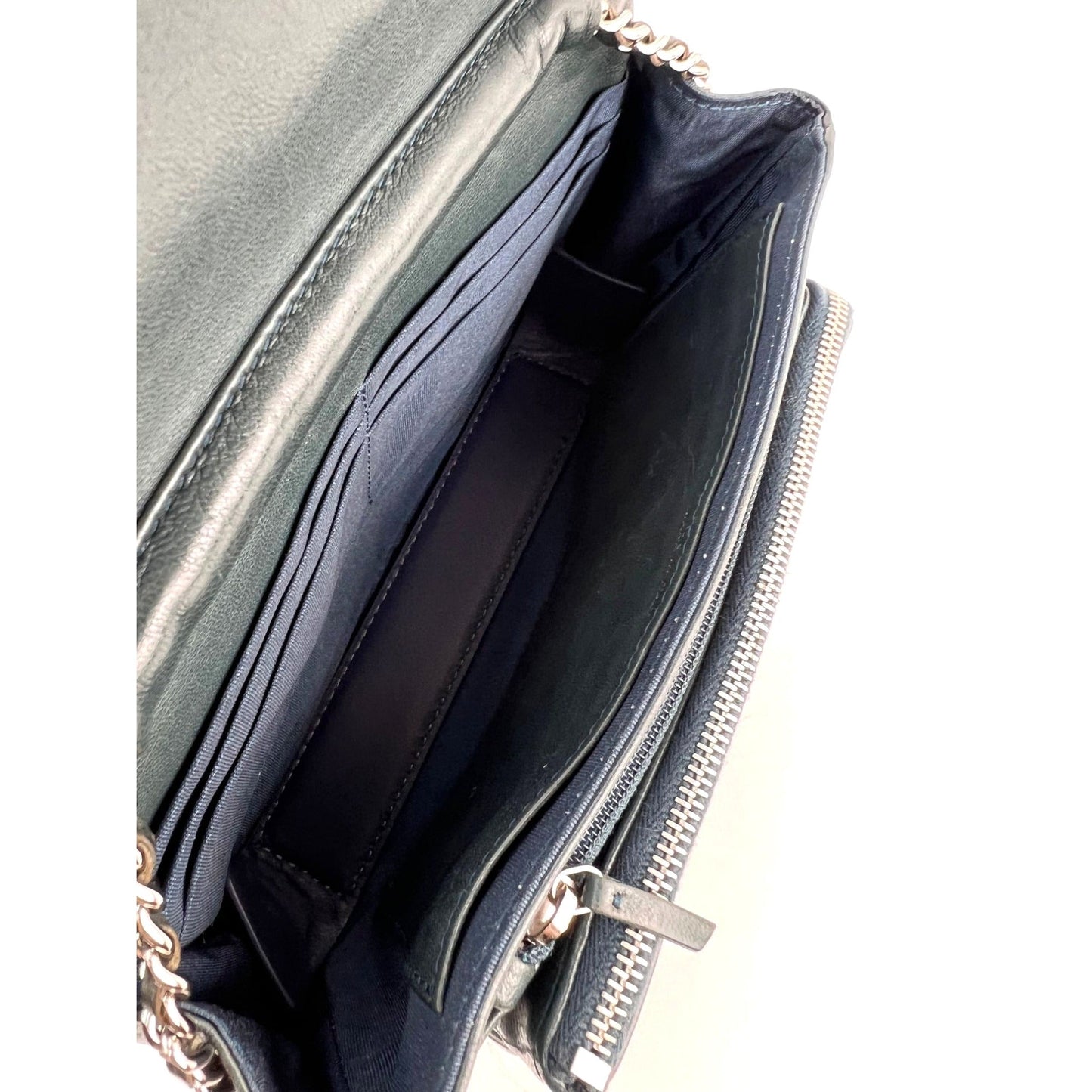 Chanel Quilted Lambskin Stitched Wallet on a Chain Crossbody Bag