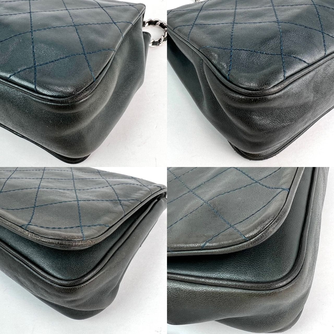 Chanel Quilted Lambskin Stitched Wallet on a Chain Crossbody Bag