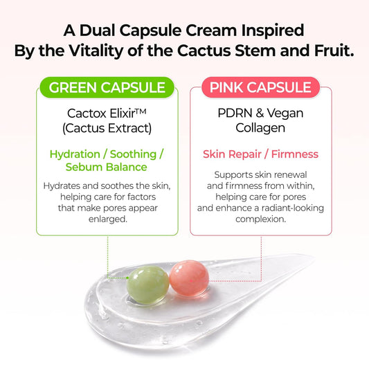Dr.Melaxin CACTOX Pore Relief Dual Capsule Cream