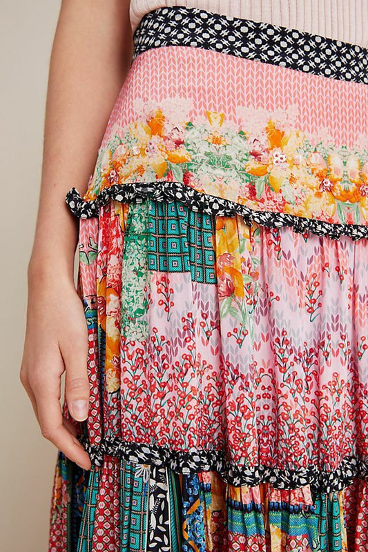 Anthropologie Bhanuni by Jyoti Boho Skirt Size 20W