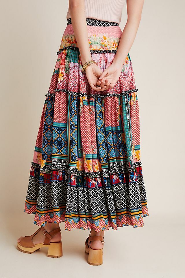Anthropologie Bhanuni by Jyoti Boho Skirt Size 20W