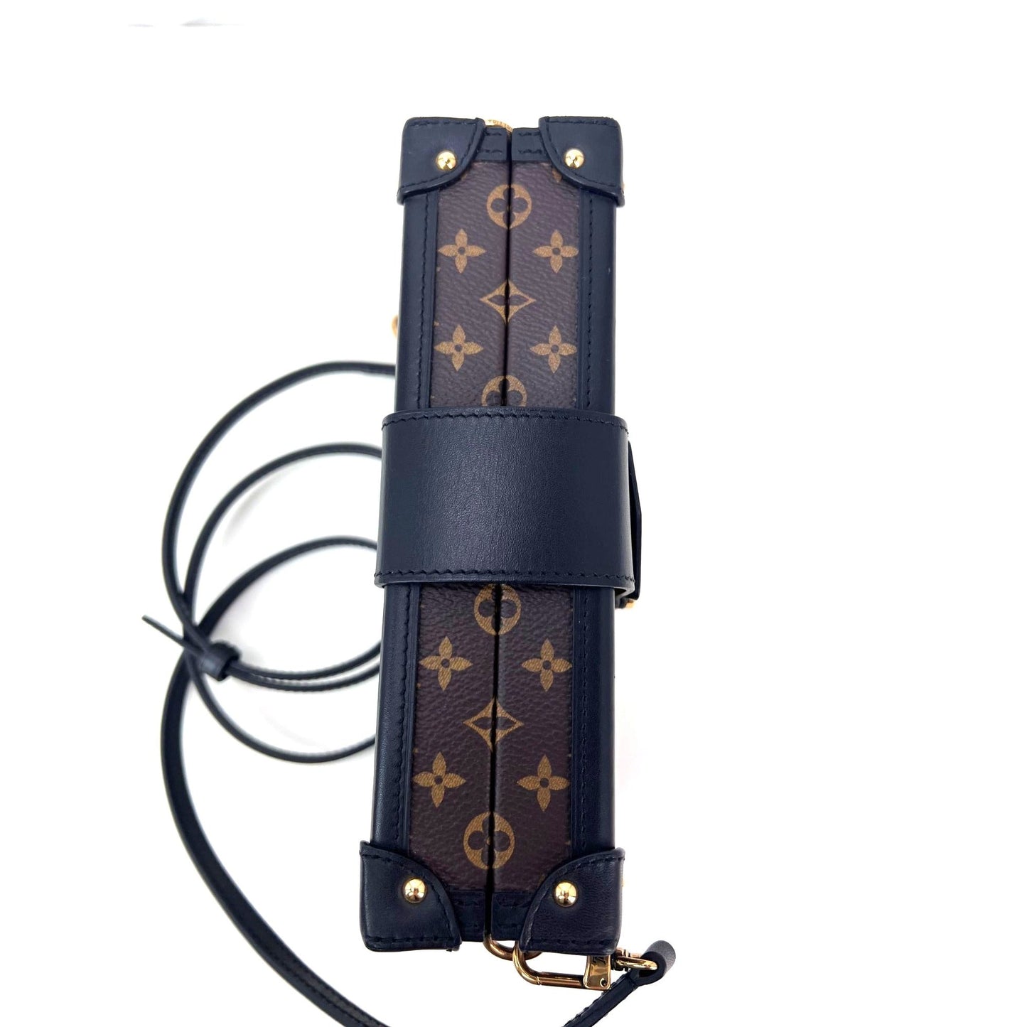 Louis Vuitton Petite Malle Patches Monogram Crossbody Clutch Bag Limited Edition RARE
