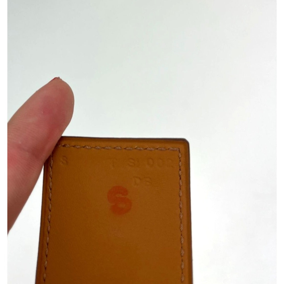 Hermes Leather COLLIER DE CHIEN CDC Rose Jaipur Epsom Bracelet