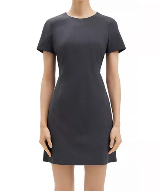 Theory Jatinn Mini Dress Black Size 14