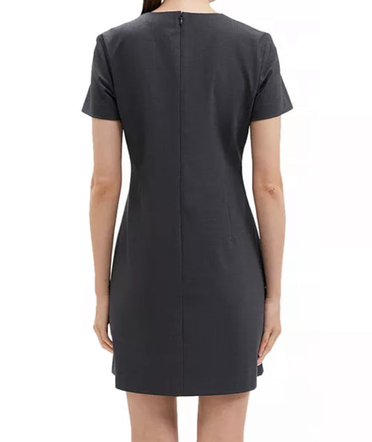 Theory Jatinn Mini Dress Black Size 14