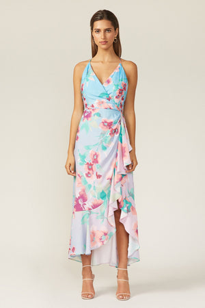 Adelyn Rae Maisy Midi Floral Dress XLarge