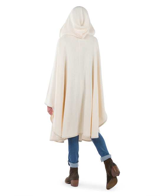 Patricia Nash Hooded Cape with Clasp One Size Fits Most