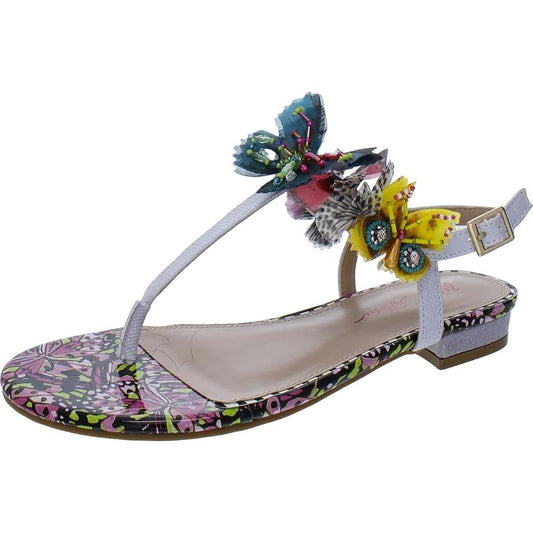 Betsey Johnson Prilla Butterfly Thong Sandals Size 8