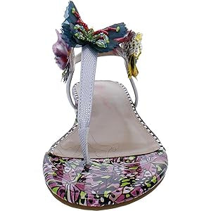 Betsey Johnson Prilla Butterfly Thong Sandals Size 8