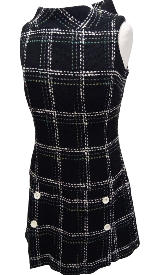 Zara Basics Plaid Dress