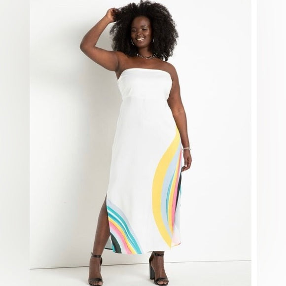 Eloquii Strapless Dress Size 22