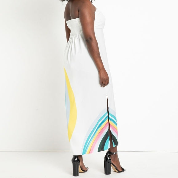 Eloquii Strapless Dress Size 22