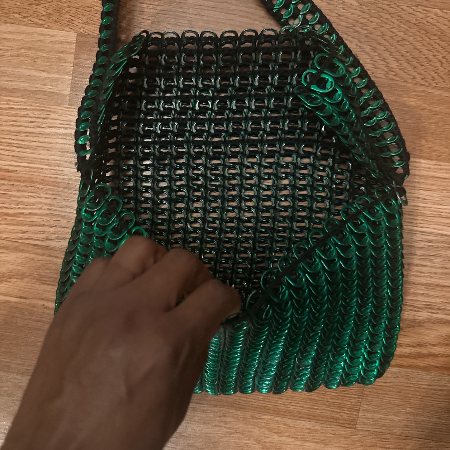 Handmade Crocheted Soda Pop Top Handbag