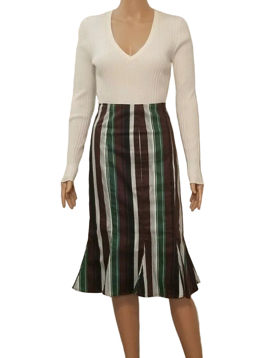 New York Company Striped Skirt Size 12