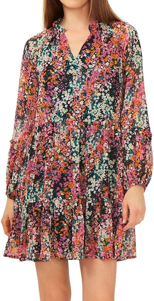 Vince Camuto Floral Dress Size Large