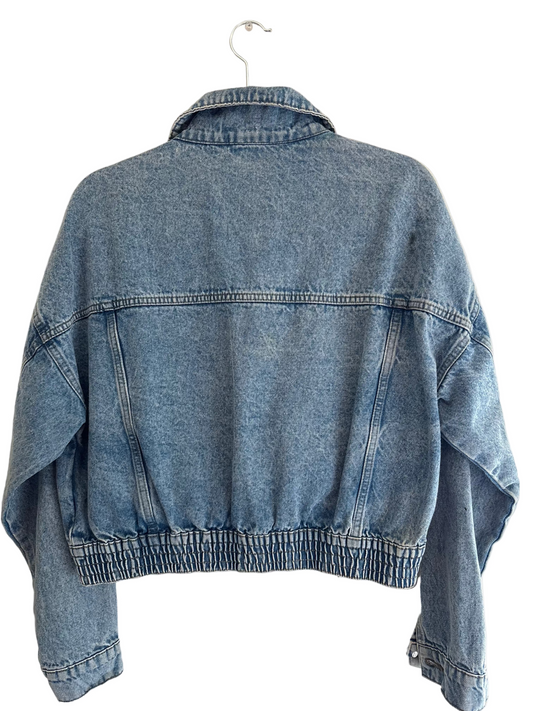 Upcycled Denim Jacket Size Small/Medium