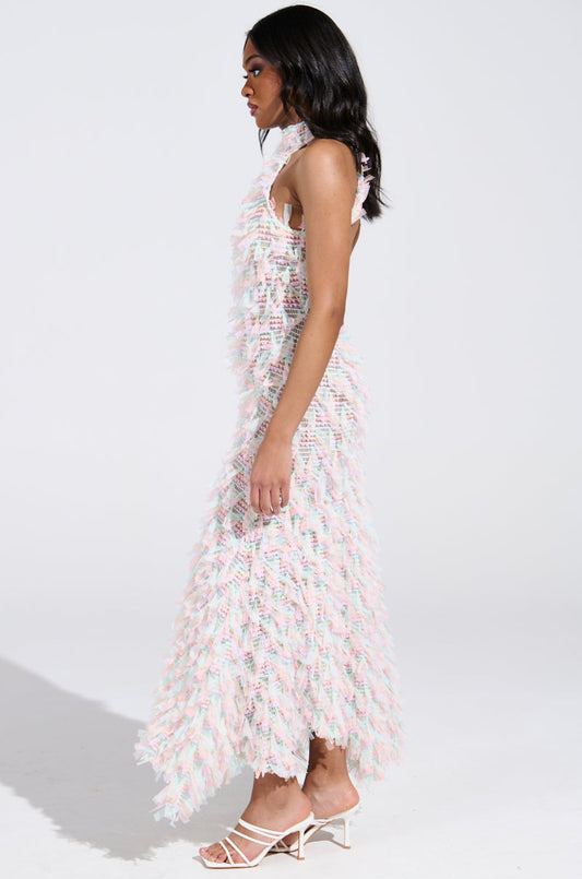 Akira It Factor Mesh Maxi Dress Size 1X