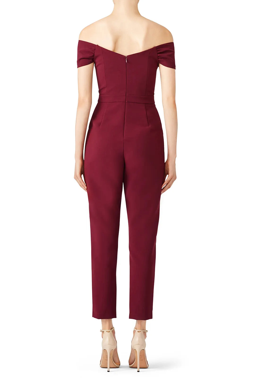 Adelyn Rae Karlie Burgundy Jumpsuit Size Medium