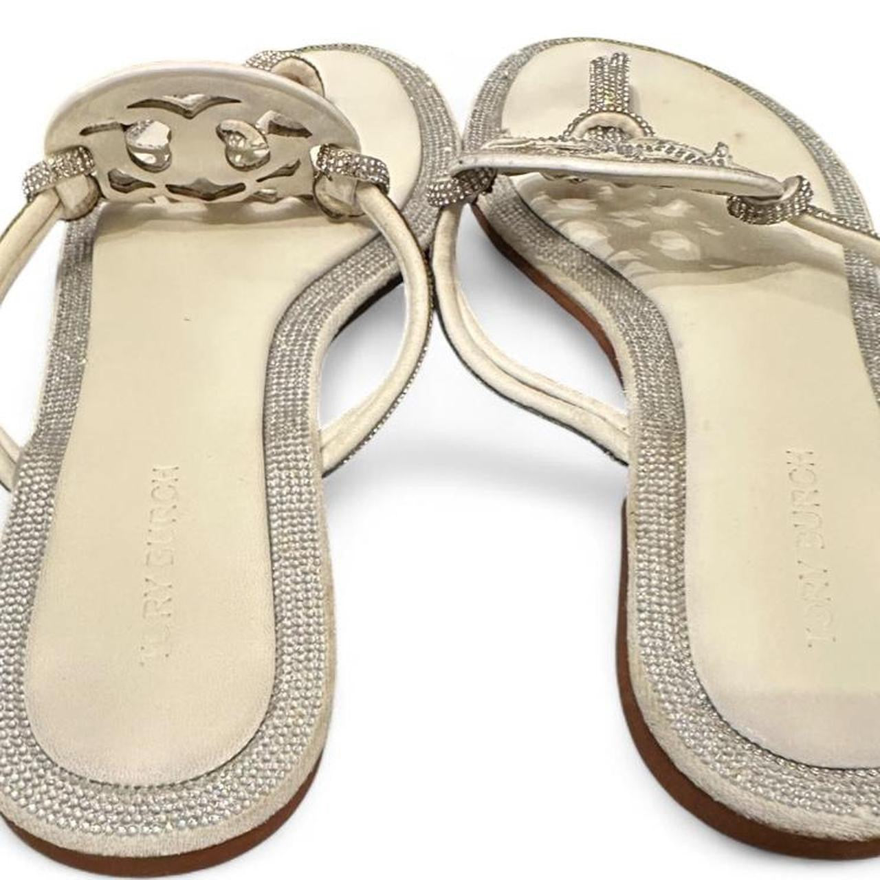 Tory Burch Rhinestone Size 41 (US 11) Very Worn Signs of Wear