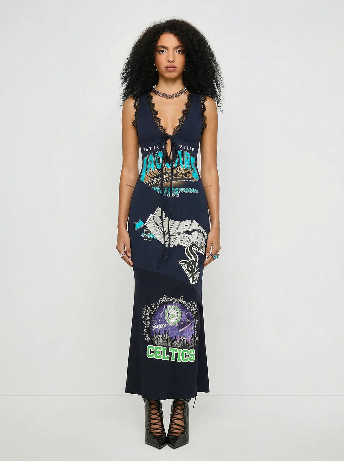 Roller on Ruller T-shirt Maxi Dress Size XLarge
