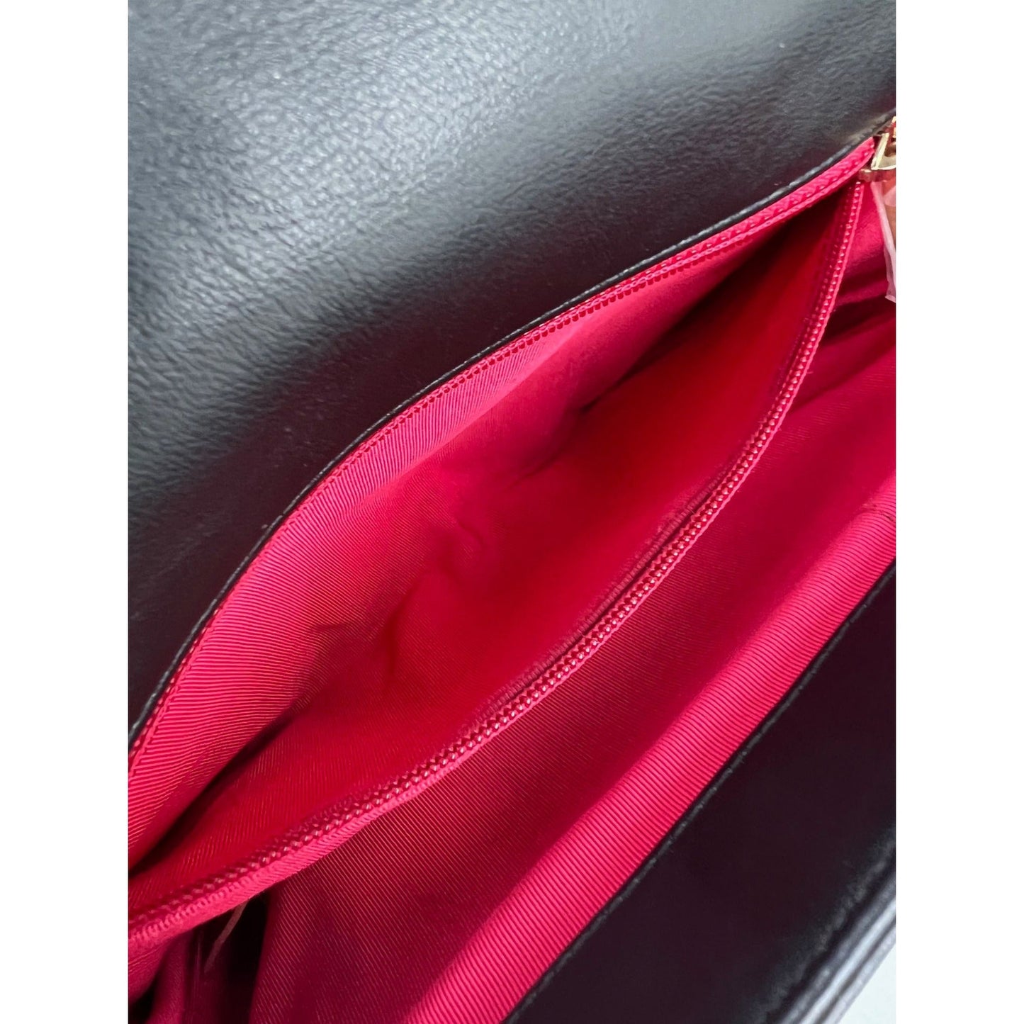 Chanel Calfskin Quilted Enchained Black Flap Shoulder Bag