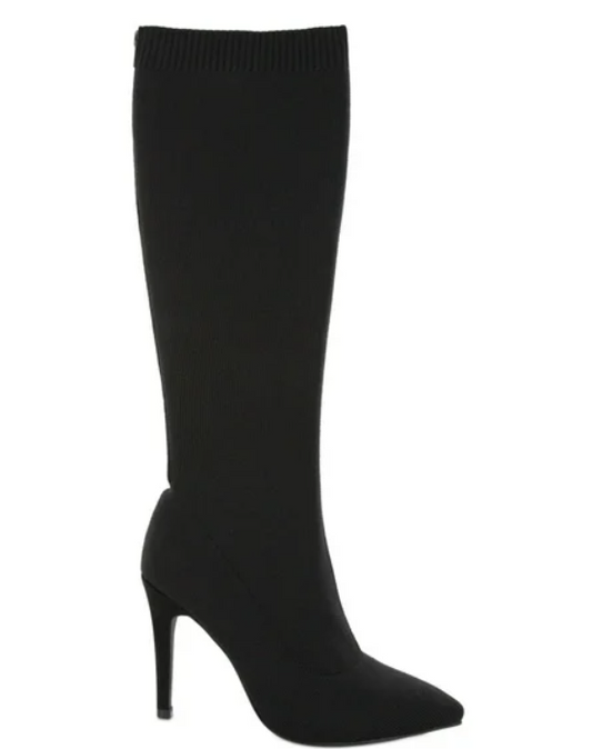 Mia Meredith Black Boots Black Size 8.5