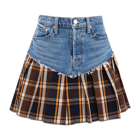 Mother The Fluff and Fold Pleated Mini Skirt Waist Size 30