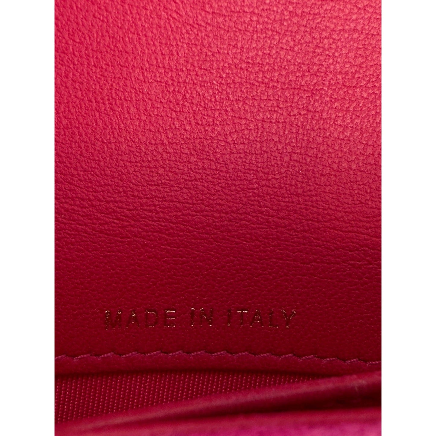 Chanel Velvet Quilted Timeless Fuchsia Wallet on a Chain Clutch Bag