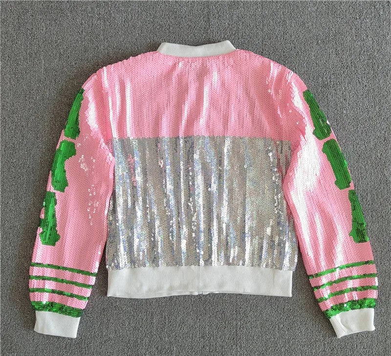 Alpha Kappa Alpha Sorority AKA Sequin Jacket