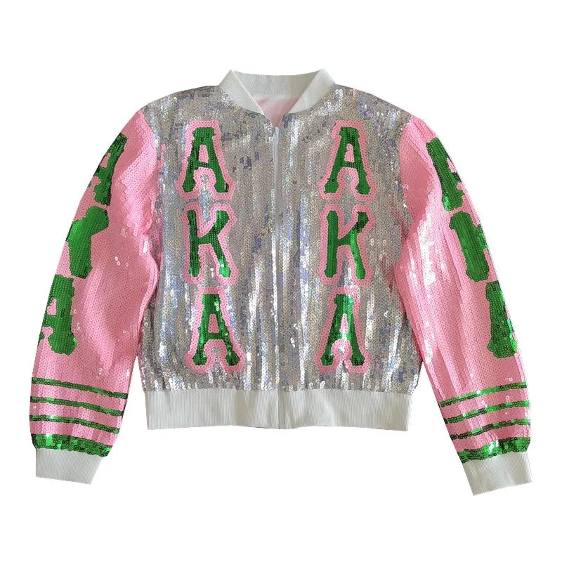 Alpha Kappa Alpha Sorority AKA Sequin Jacket