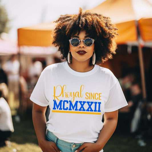 Rhoyal Since MCMXXII Sigma Gamma Rho Sorority Tee
