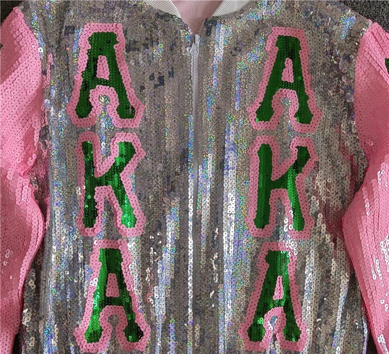 Alpha Kappa Alpha Sorority AKA Sequin Jacket