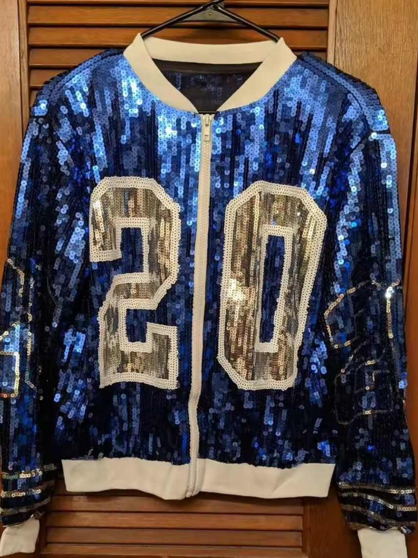 Zeta Phi Beta 20 ZPB Sorority Sequin Jacket