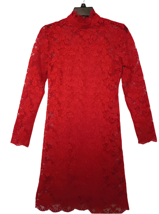 Prosecco Red Lace Dress Size 18W