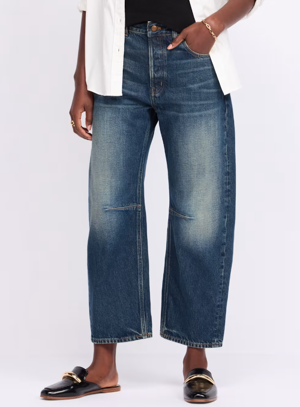 Madewell Darted Barrel Jean Size 28