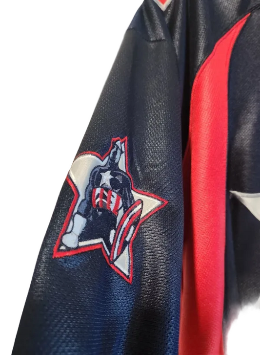 Captain America Marvel Comics Football Jersey Size 2XL