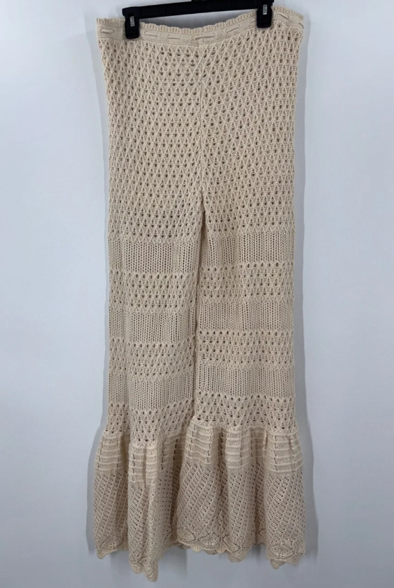 Happy Nature Crochet Pants Size Large
