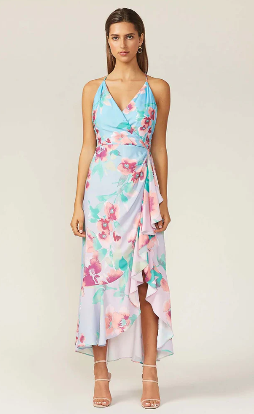 Adelyn Rae Maisy Midi Floral Dress XLarge